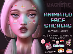 Magnetic - Animated Face Stickers