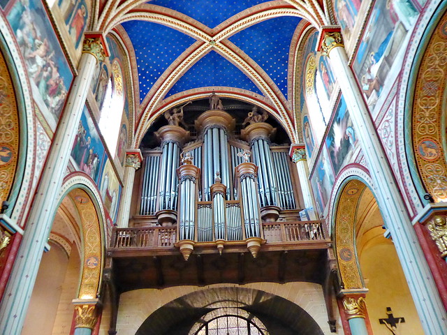 146 - Paris en Mai 2022 -  l'orgue de l'église de Saint-Germain des Près