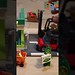 LEGO CIty Forklift truck catapult double catch! #shorts
