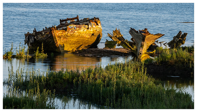 Fishing boat Wyn, remains.