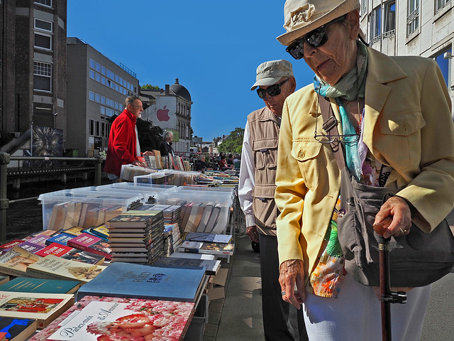 Tweedehands boekenmarkt Ajuinlei Gent