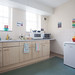 Bright, fully equipped shared kitchen