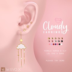 Cloudy Earrings for Collabor88