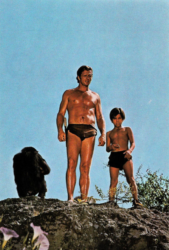 Ron Ely and Manuel Padilla Jr. in Tarzan (1966-1968)