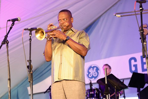 Leroy Jones at Satchmo SummerFest on August 6, 2022. Photo by Michele Goldfarb.