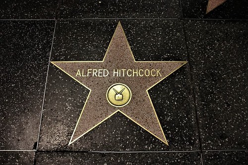 Hollywood Walk Of Fame, Sir Alfred Joseph Hitchcock KBE Pavement Star, Hollywood Boulevard, Los Angeles, California, USA. by millicand@rocketmail.com, The Hollywood Walk of Fame is a landmark which consists of more than 2,773 five-pointed terrazzo-and