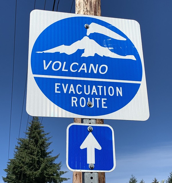 Volcano Evacuation Route!