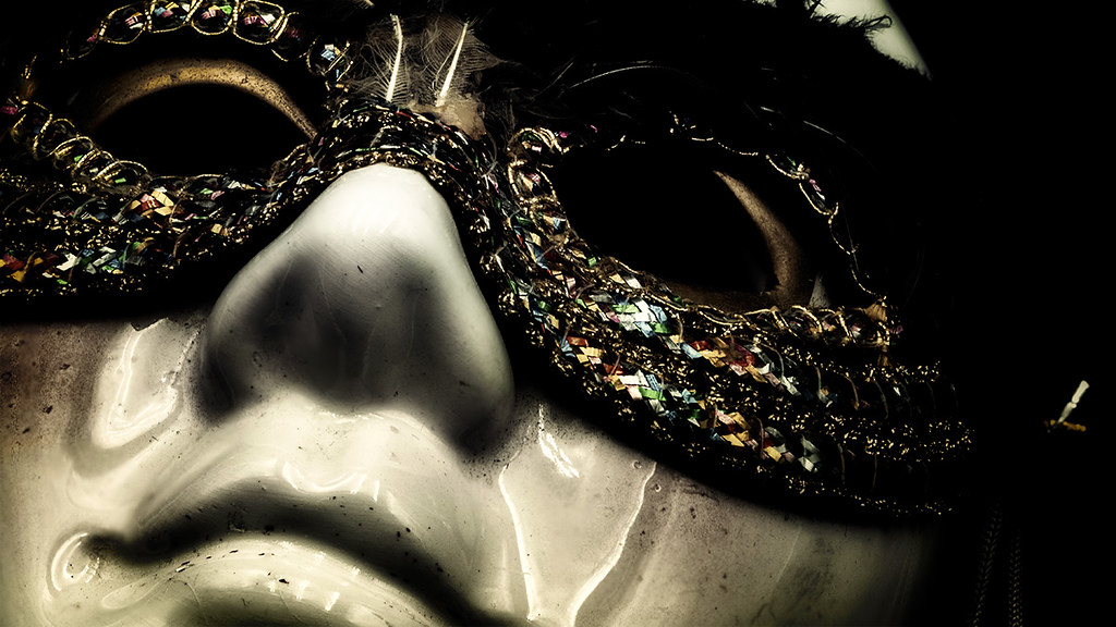 Antique Venetian Carnevale Mask