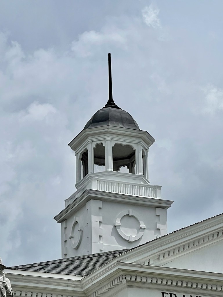 Cupola of Franklin County Courthouse in Rocky Mount, Virginia. Built in 1909 using the Beaux Arts and Roman Revival Styles.