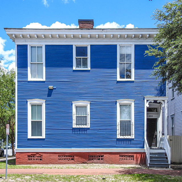 blue house / Savannah Georgia