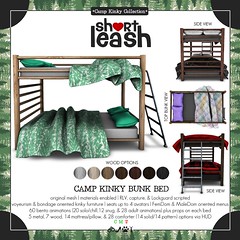 .:Short Leash:. Camp Kinky Bunk Bed