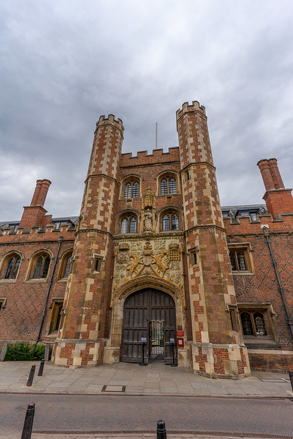Great Gate, St John's College, Cambridge, Cambridgeshire, England