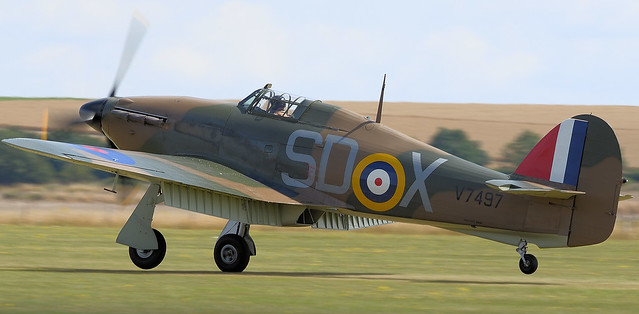 RAF Hawker Hurricane Mk1 V7497 G-HRLI SD-X No 501 Squadron
