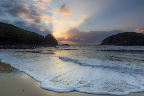 The Beautiful Beaches of Lewis by -terry-, Isle of Lewis Beaches - Delbeg at Sunset