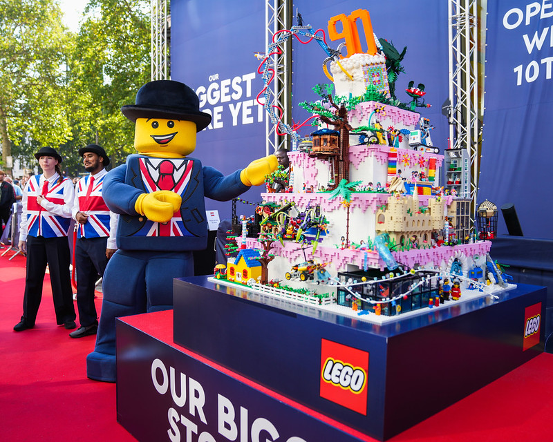 LEGO Store Leicester Square Reopening Day, London, 10th August 2022
