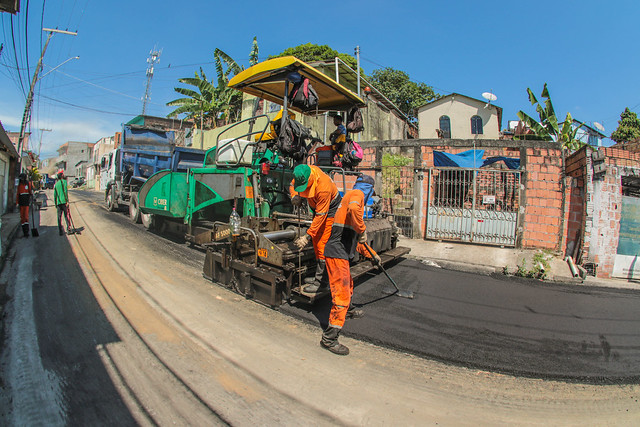 Prefeitura de Manaus avança com os serviços de infraestrutura no bairro São José
