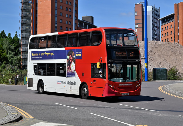 NX West Midlands - SL14 LNO (4943) - Birmingham, James Watt Queensway