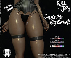 KILLJOY Superstar Leg Bands for Fly Buy Friday!