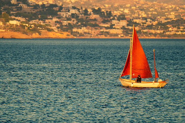 sailing in Saronic