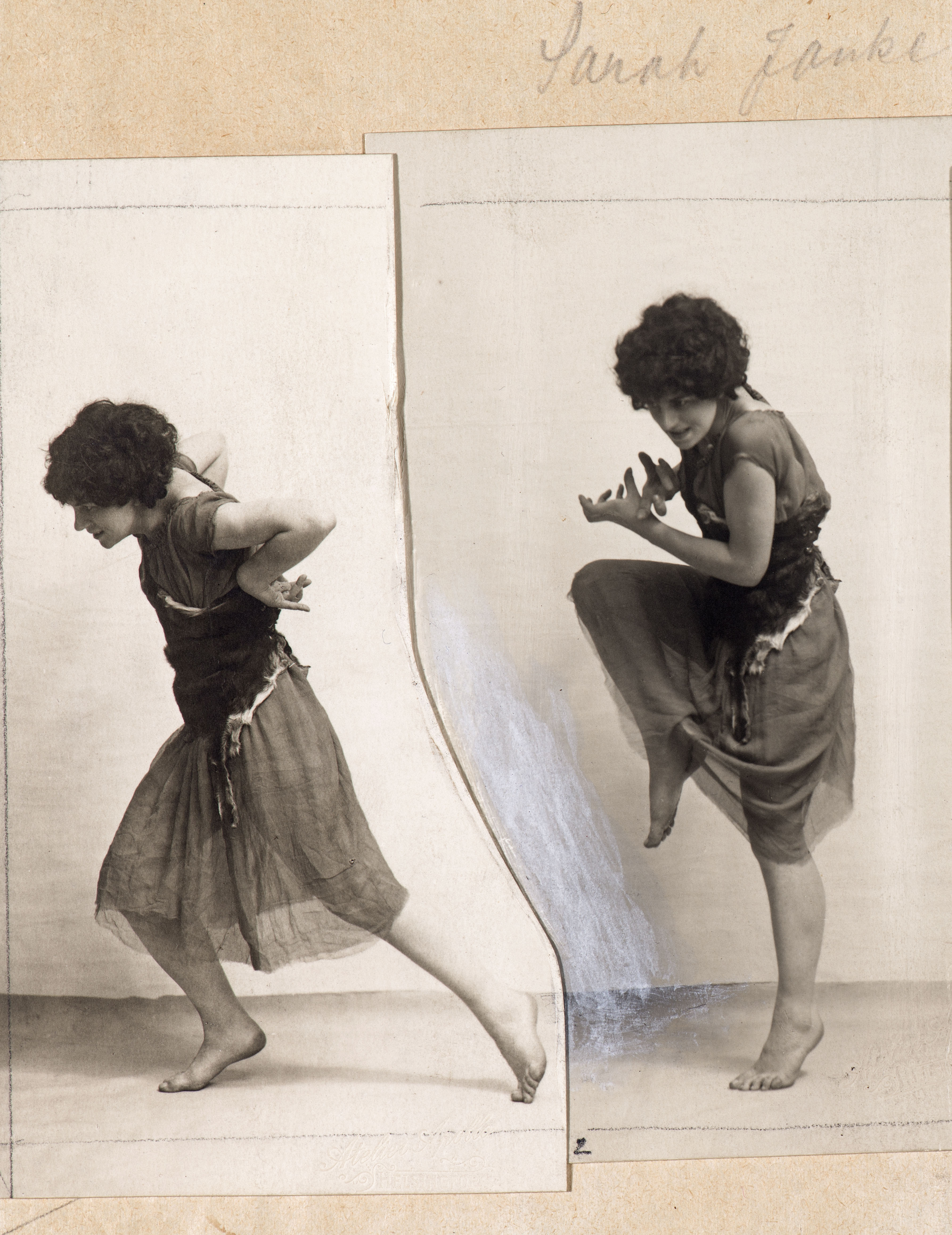 Dancer Sarah Jankelow (1917-52), the pupil of Maggie Gripenberg, 29.12.1917. | src Finnish Heritage Agency ~ Museovirasto