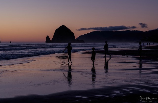 CANNON BEACH SUNSET, OREGON COAST (EXPLORED-Thank-you, Flickr)