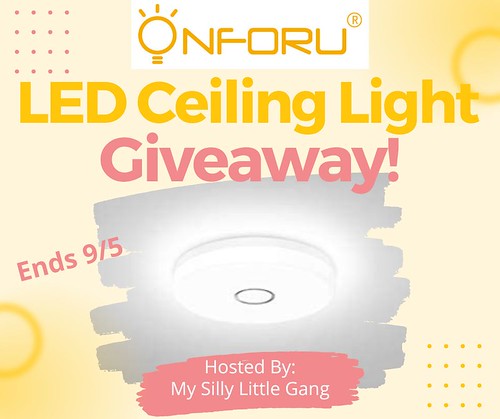 Onforu LED Ceiling Light Giveaway! #MySillyLittleGang