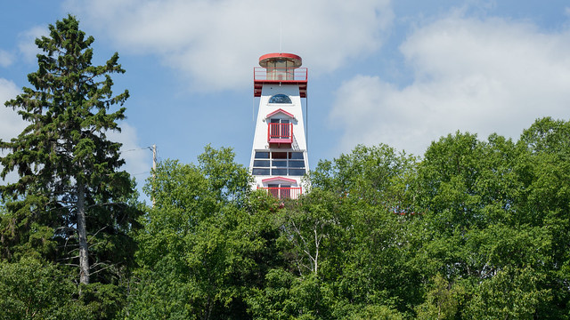 Phare, Lighthouse, Saint-Siméon, Charlevoix, PQ, Canada - 09776