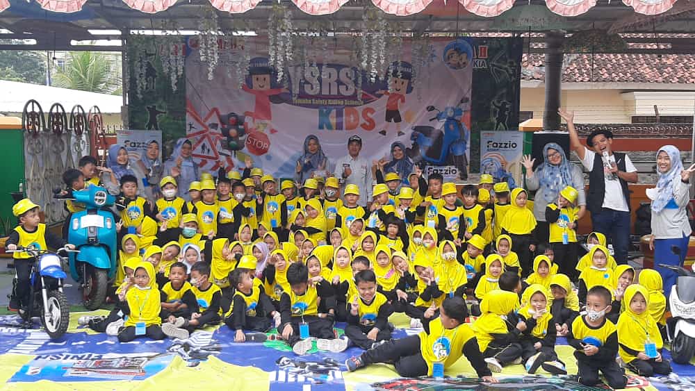 Bermain dan Belajar Bersama Yamaha Safety Riding Science Kids Lampung