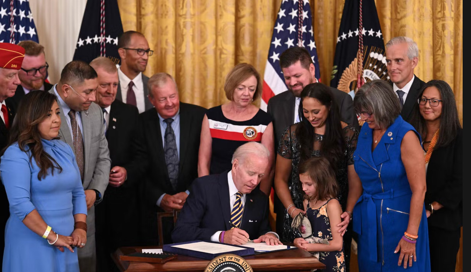 Biden signing PACT Act