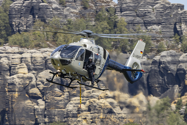 D-HBPF, Airbus Helicopter H135 Polizei Bayern @ Schmilka