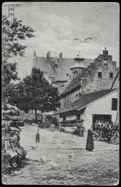 ArchivTappen29(9A)698 Motiv am Schloss, Soden-Salmünster, 1910er