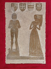 John and Katherine Falstoffe (modern replica, 1450s)
