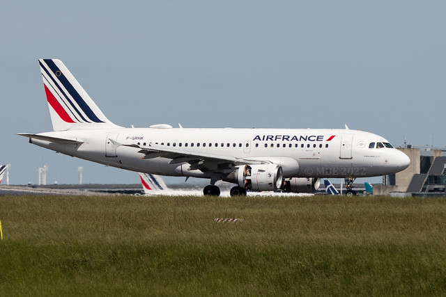 F-GRHK | Air France | Airbus A319-111 | CN 1190 | Built 2000 | CDG/LFPG 18/05/2022
