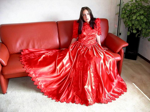 Red ballgown friend | My friend Ann wears an unbelievably be… | Flickr