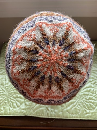 What do you think of the crown of this fair isle gem of a pattern?