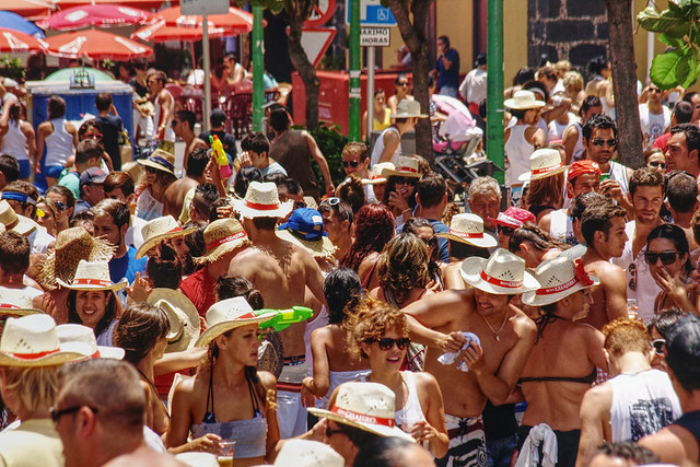 Summer fiesta, Puerto de la Cruz, Tenerife