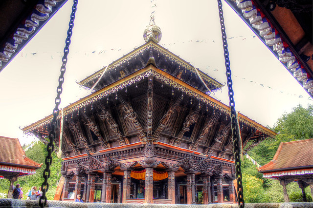 Nepal Himmalaya Pavillon - Innen (inside)