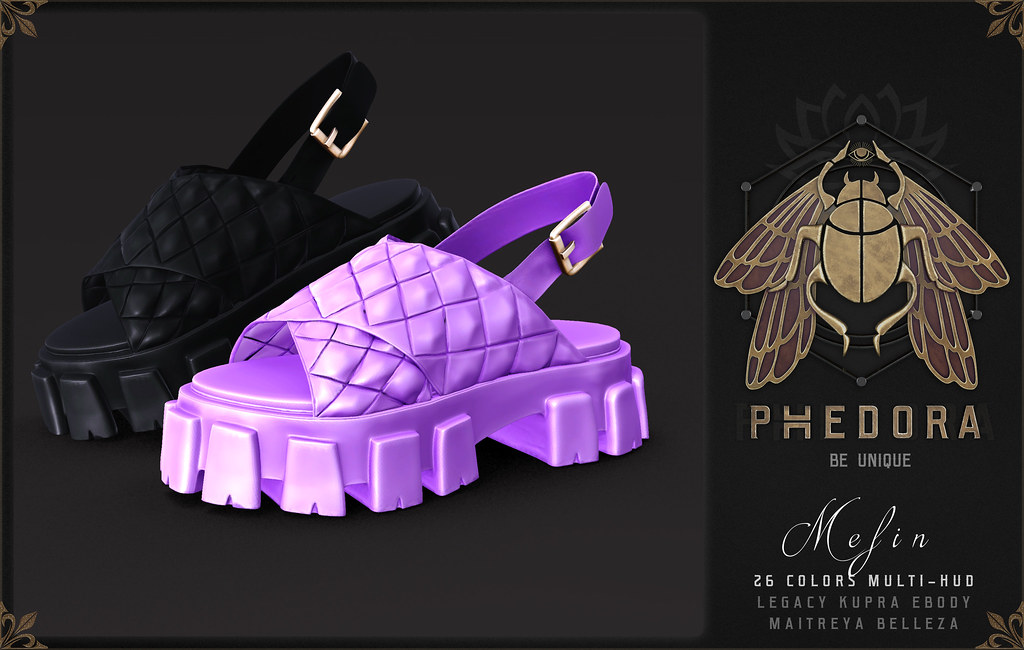 Phedora. – "Melin" Sandal Plats available at Equal10 ♥ August 10th 2022