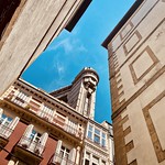 The defunct elevator of Bilbao