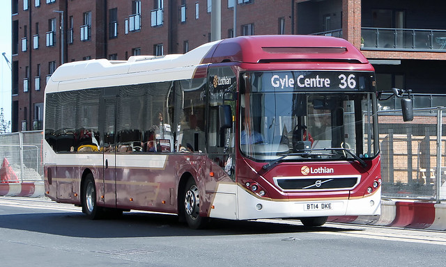 BT14 DKE (17) - Volvo 7900H - Lothian Buses - Leith - 12AUG2022