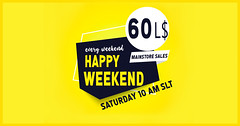 Happy Weekend sale Aug 13-14