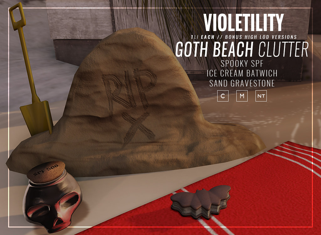 Violetility – Goth Beach Clutter