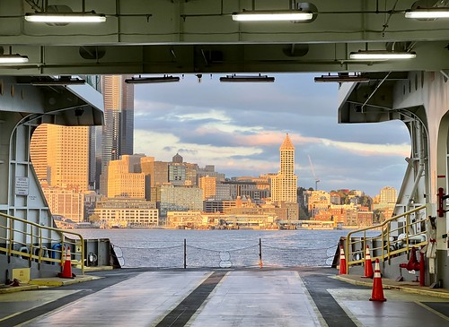 virtualphotographers sunset ferry seattle