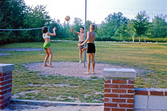 Slide of Kids Playing Tetherball, 1960s