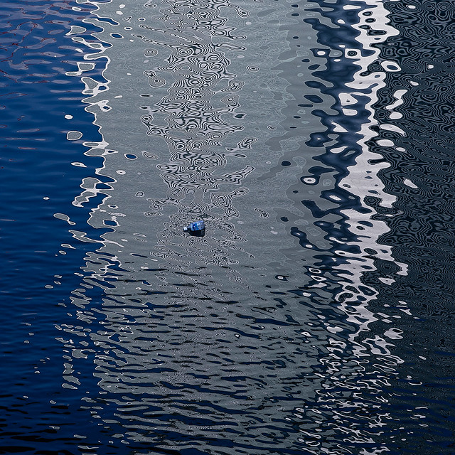 Reflections in the Ōoka River, Yokohama