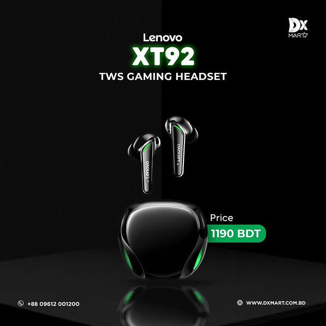 Lenovo XT92 TWS Gaming headset