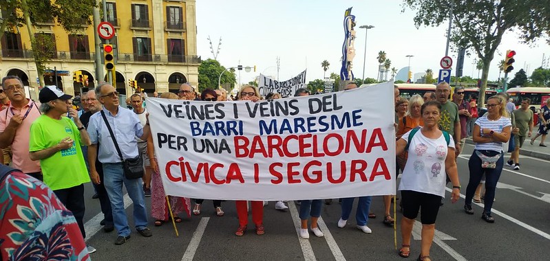 FOTOGRAFÍA. BARCELONA (ESPAÑA), 14.09.2019. la marcha «Tsunami por el Civismo y la Seguridad» contra Colau y Torra. Ñ Pueblo (4)
