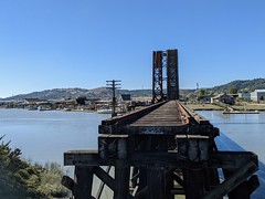 Railroad bridge to nowhere