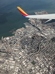 Circling above San Francisco