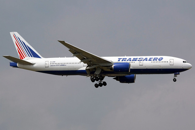 Transaero | Boeing 777-200ER | EI-UNR | Bangkok Suvarnabhumi